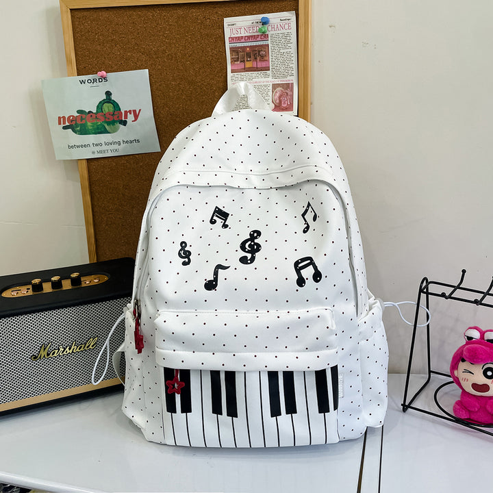 Musical-Themed Casual Backpack Stornfield