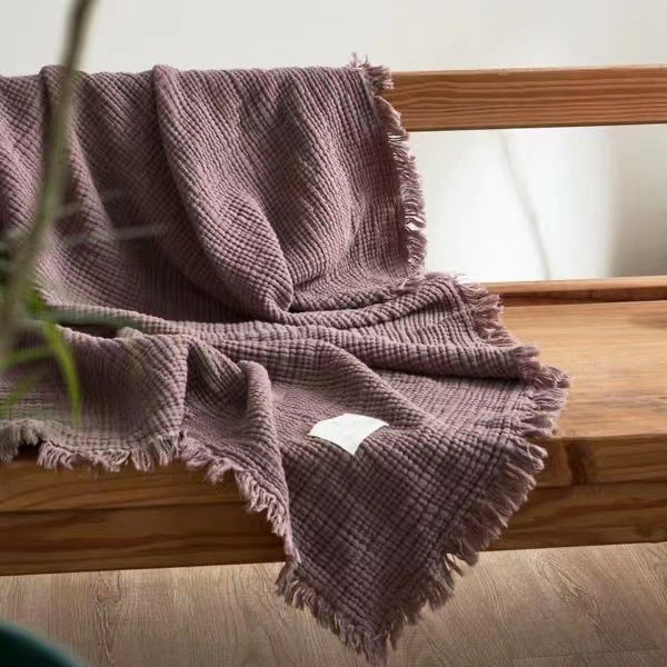 Women's cozy waffle textured blanket Stornfield