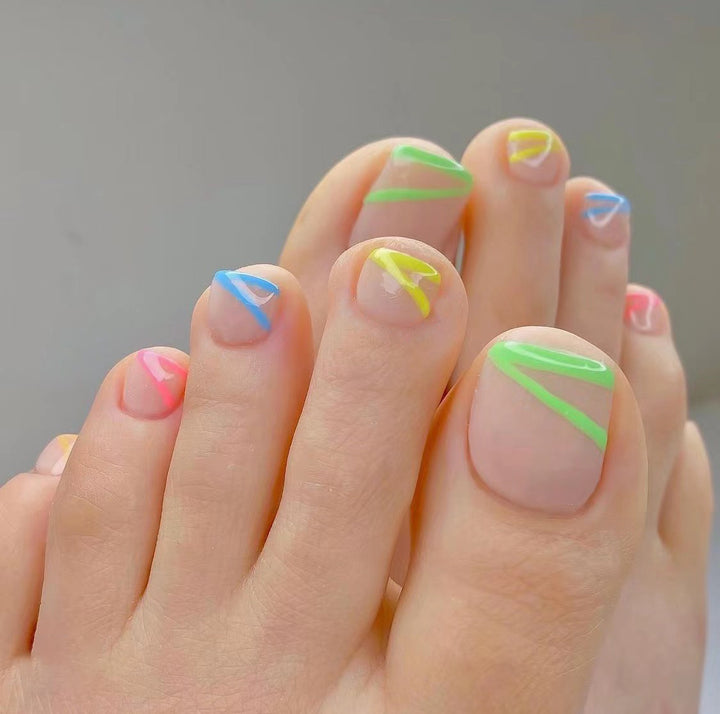 Artistic Toenail Design with Divine Butterfly Design Stornfield