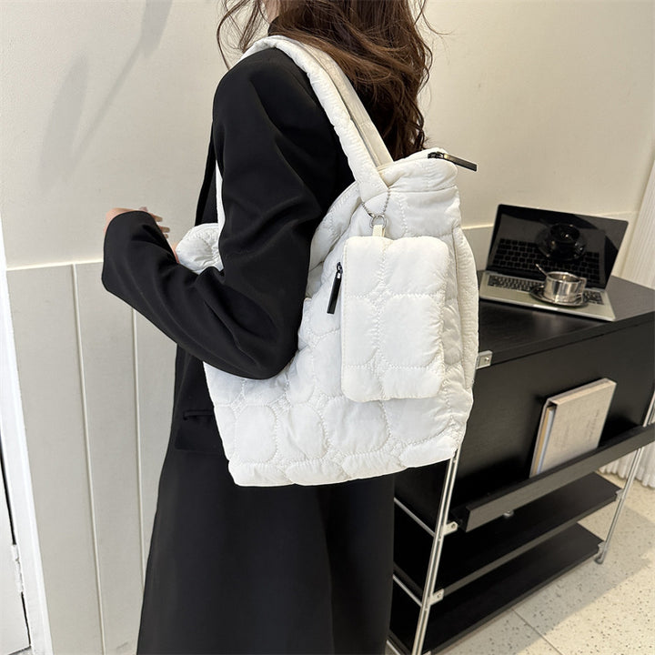 Cozy Quilted Tote Bag