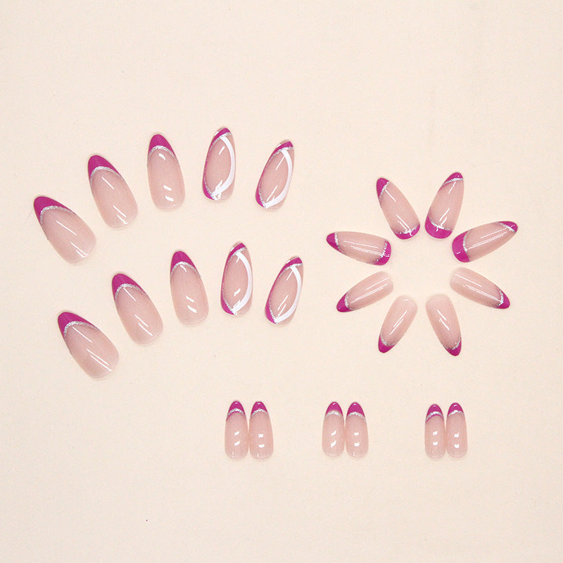 Creative artistic nails with stylish design