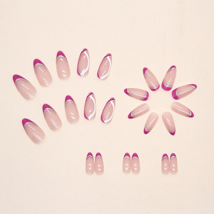 Creative artistic nails with stylish design