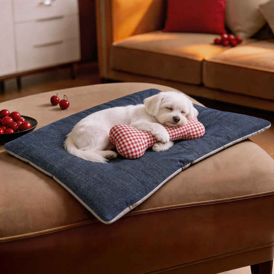 Unisex Playful and cozy pet mat with cushion shapes Stornfield