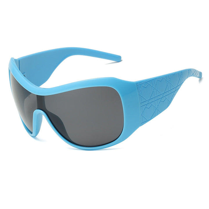 Men's Sporty Wraparound Sunglasses Stornfield