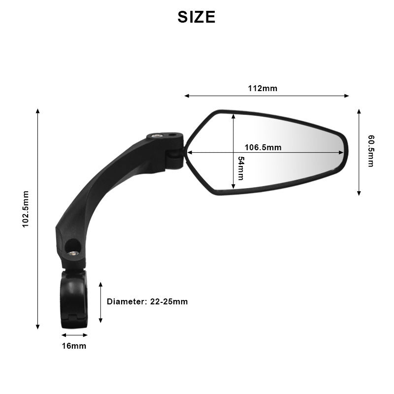 Adjustable Bicycle Rearview Mirror Stornfield