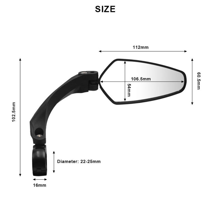 Adjustable Bicycle Rearview Mirror Stornfield