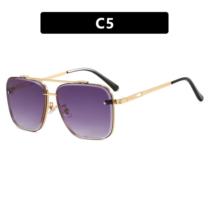 Women square sunglasses with protective lenses and modern metal frame Stornfield