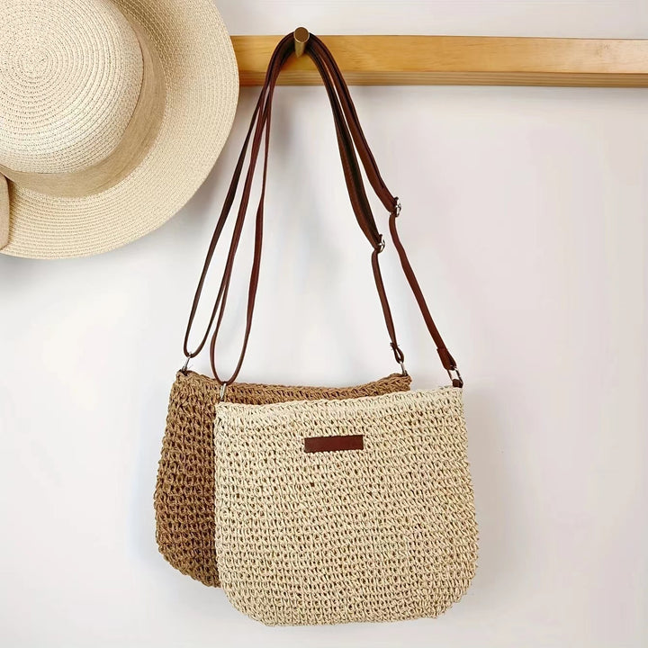 Handcrafted Rattan Crossbody Bag Stornfield