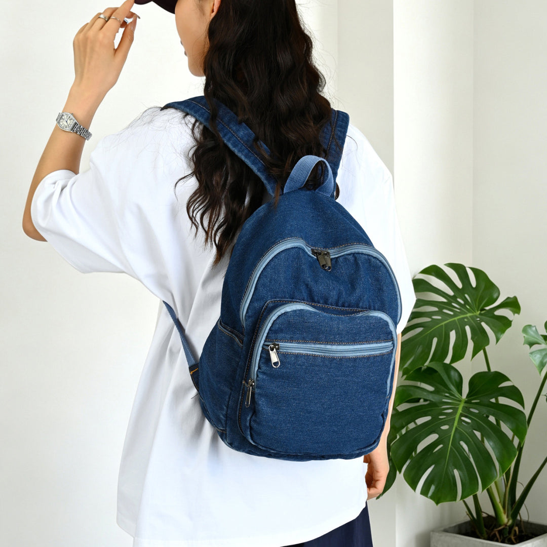 Casual Denim Backpack Stornfield
