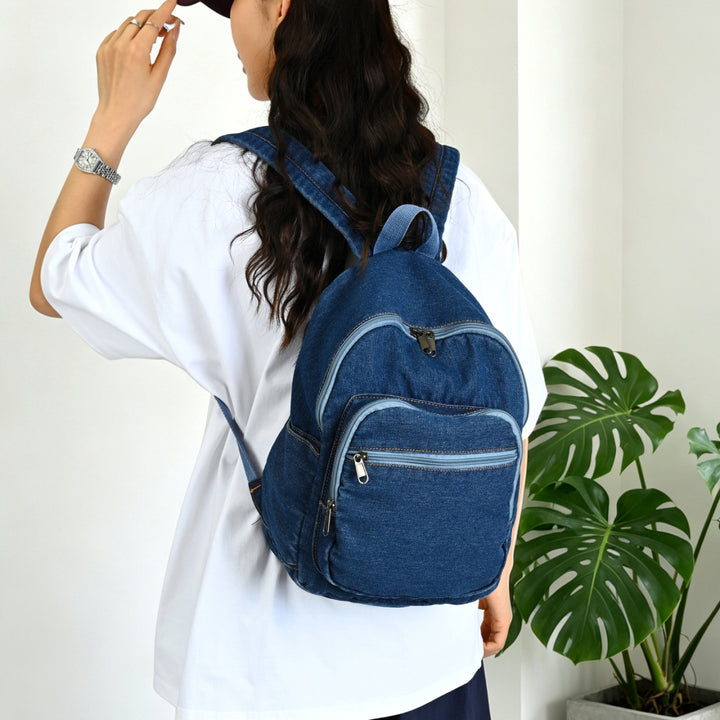 Casual Denim Backpack Stornfield