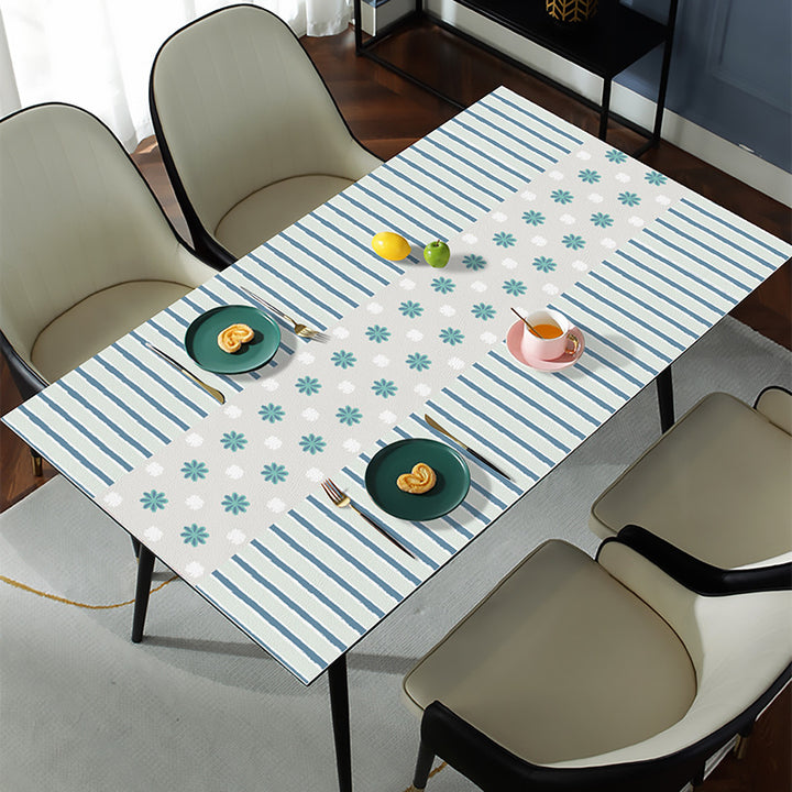 Elegant Marble Design Table Runner for Dining