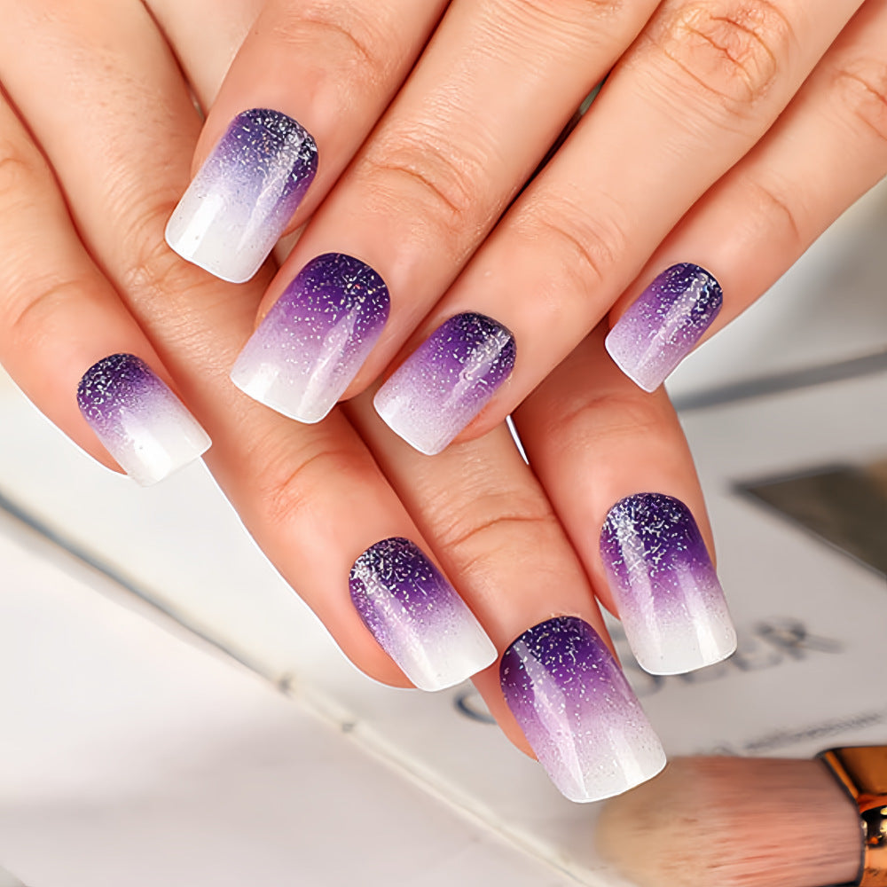 Ombre Glitter Nail Tips Stornfield