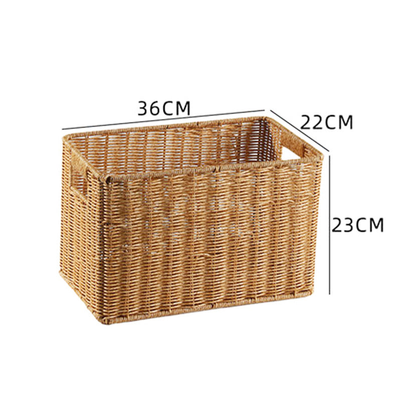 Rectangular Woven Storage Basket Stornfield