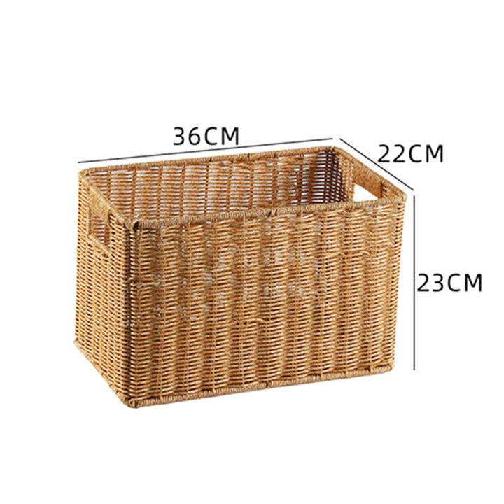 Rectangular Woven Storage Basket Stornfield