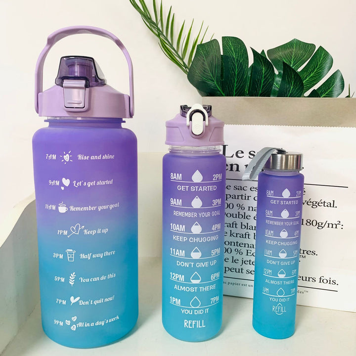 Unisex Motivating Water Bottle with Time Markings Stornfield