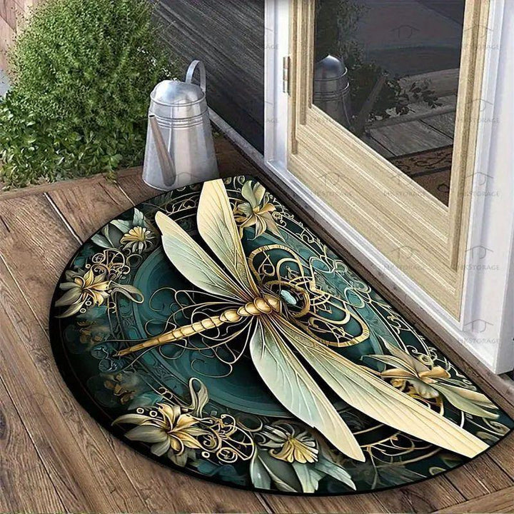 Textured Wooden Plank Doormat Stornfield