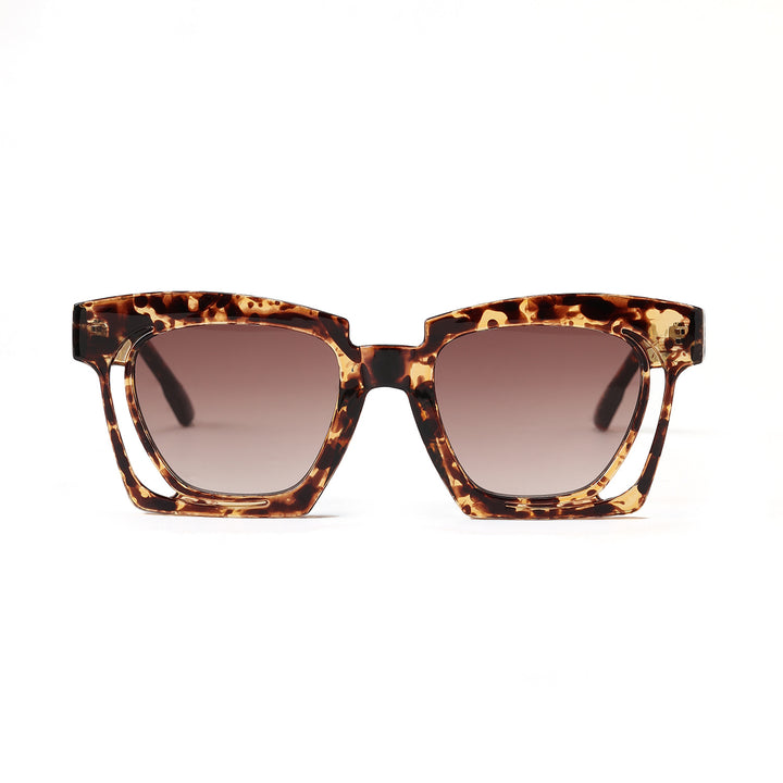 Ladies trendy geometric sunglasses with stylish square frame Stornfield