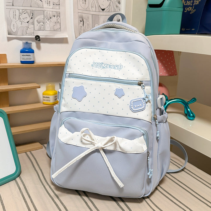 Charming Decorative Star-Embellished Backpack Stornfield