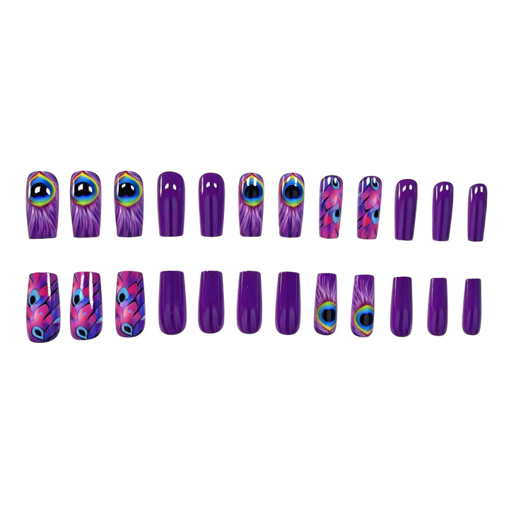 Artistic Peacock Nail Art Stornfield
