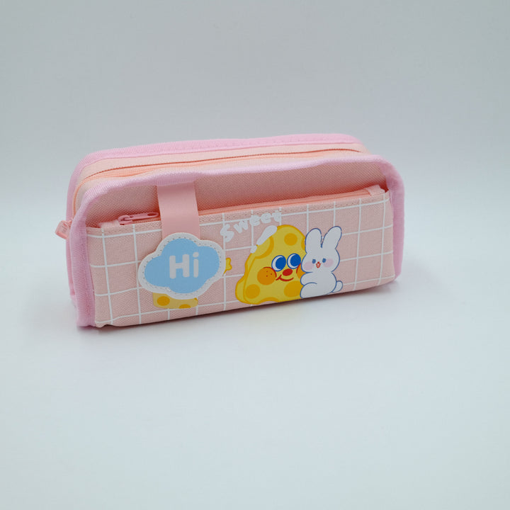 Character-Themed Zippered Pencil Case