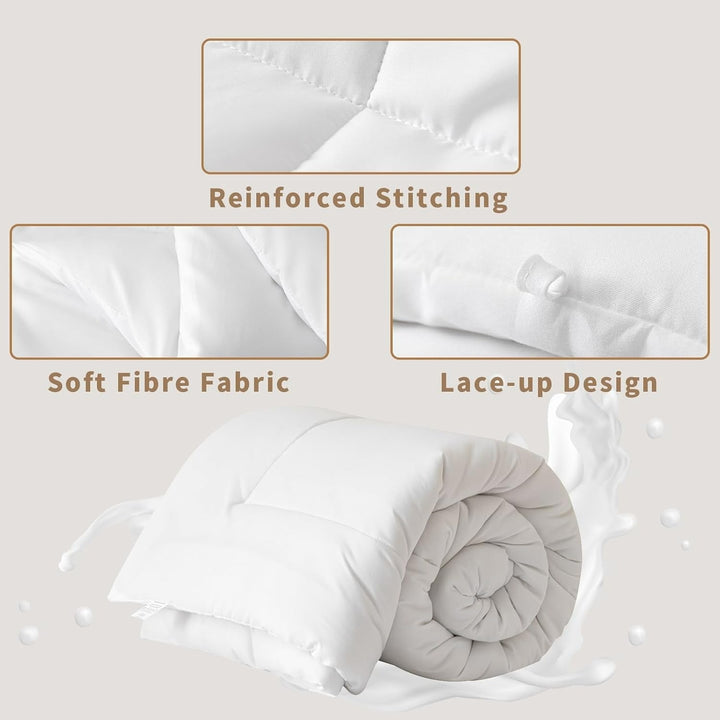 Luxurious All-Season Goose Down Alternative Comforter Stornfield