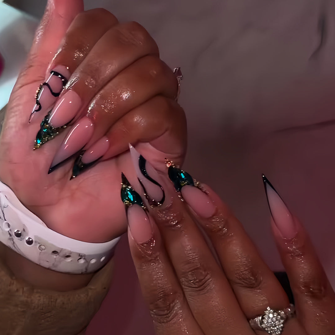 Glamorous Stiletto Nail Extensions Stornfield