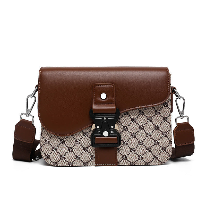 Chic Checkerboard Crossbody Bag
