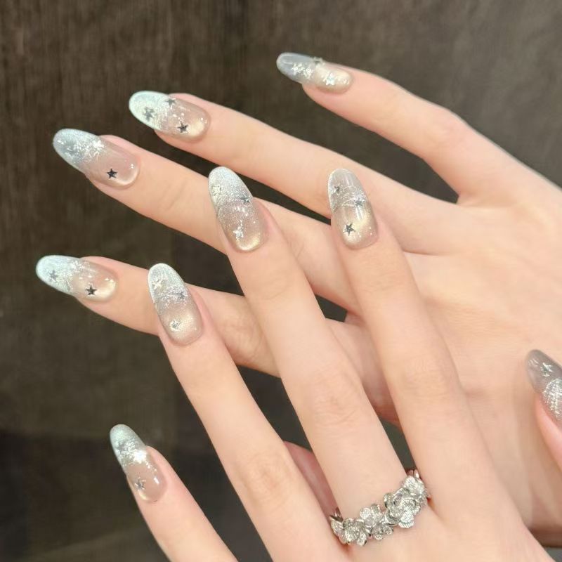 Premium Glitter Press-On Nail Tips Stornfield