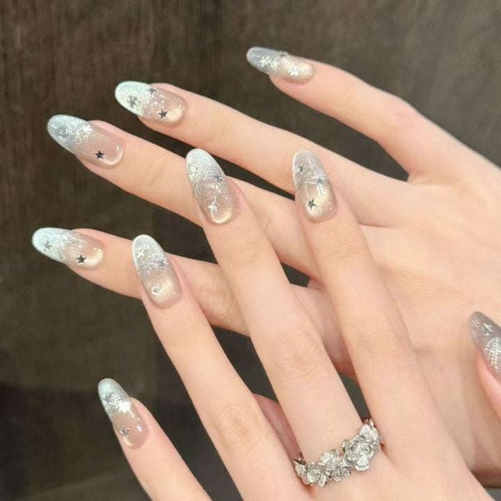 Premium Glitter Press-On Nail Tips Stornfield