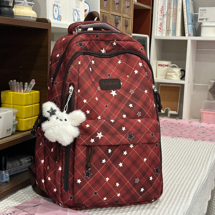 Plaid Patterned Backpack Stornfield