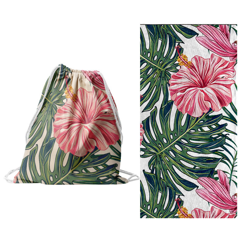 Sporty tote bag with floral design Stornfield