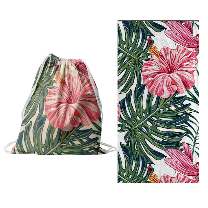 Sporty tote bag with floral design Stornfield