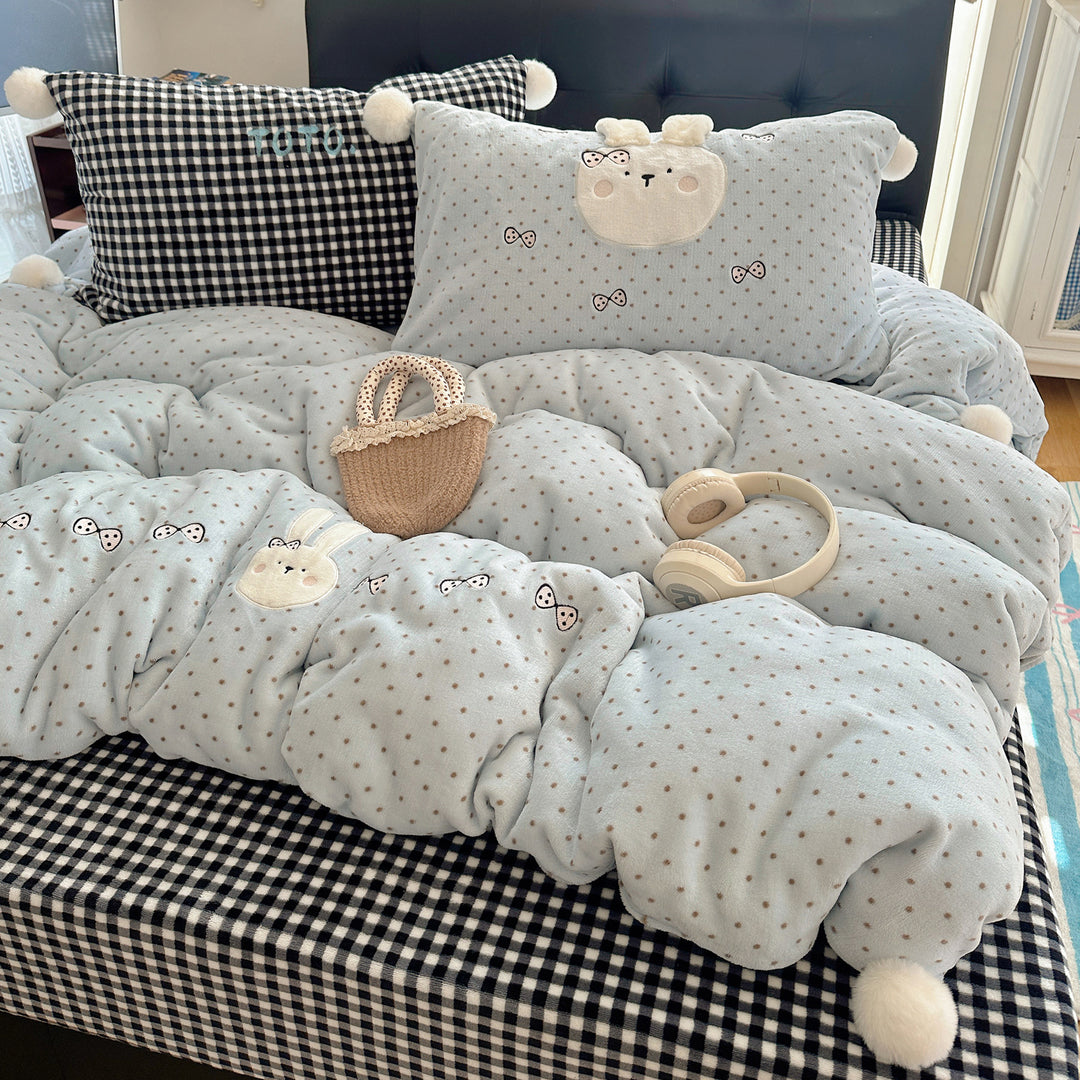 Adorable Bunny-Themed Comforter Set