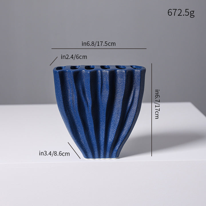 Decorative Textured Ceramic Vase
