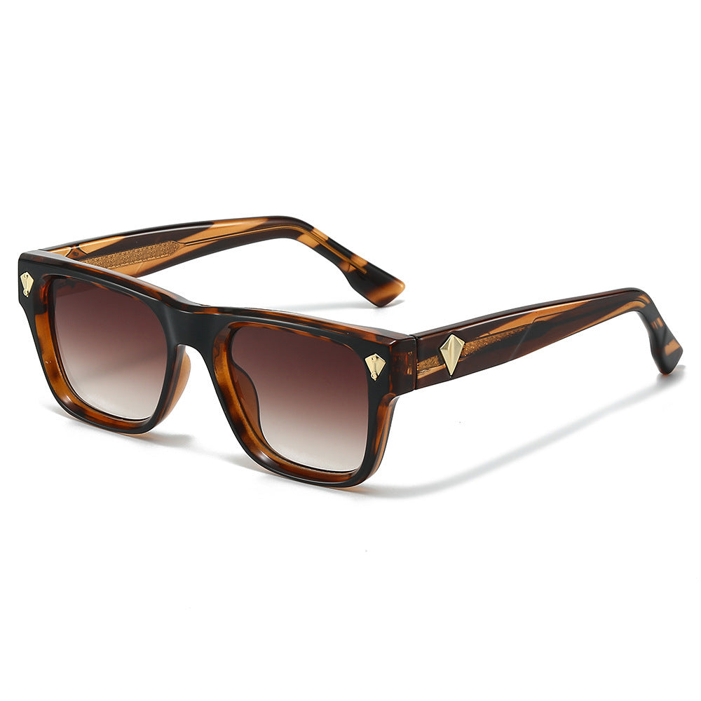 Bold Angular Framed Sunglasses Stornfield