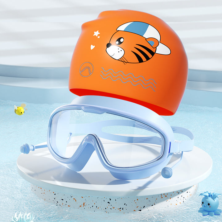 Kids Fun Tiger-Themed Swim Set Stornfield