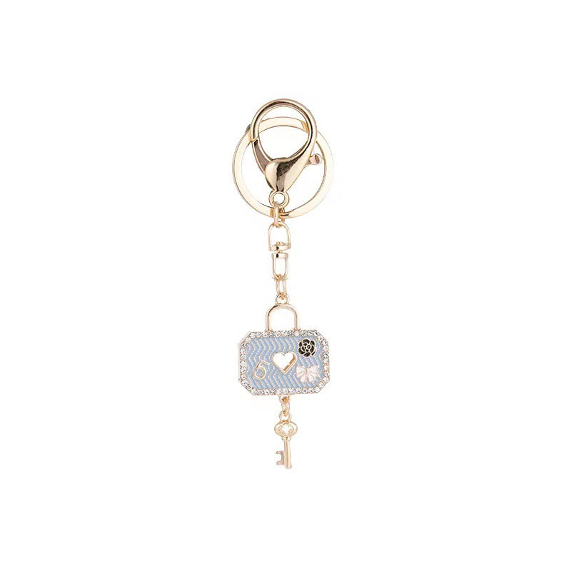 Heart-Shaped Crystal Keychain Stornfield