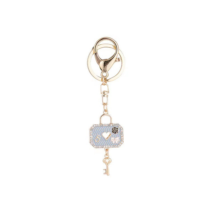 Heart-Shaped Crystal Keychain Stornfield