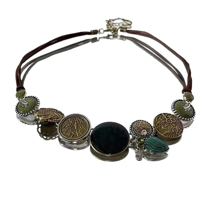 Floral Pendant Long Necklace Stornfield