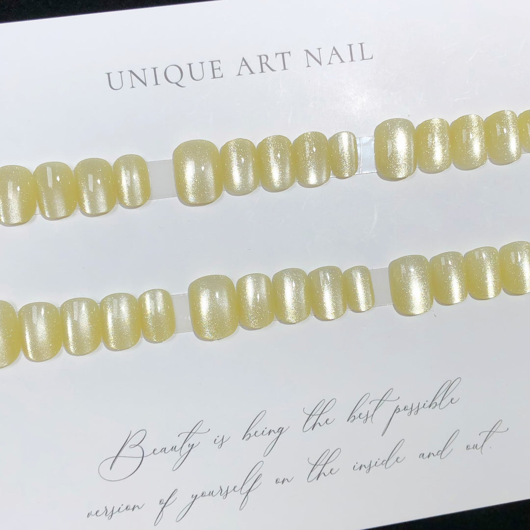 Glossy and Minimalistic Press-On Nails