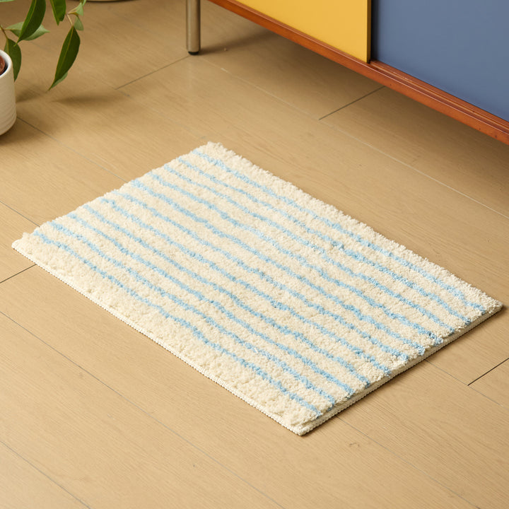 Soft Striped Bathroom Mat
