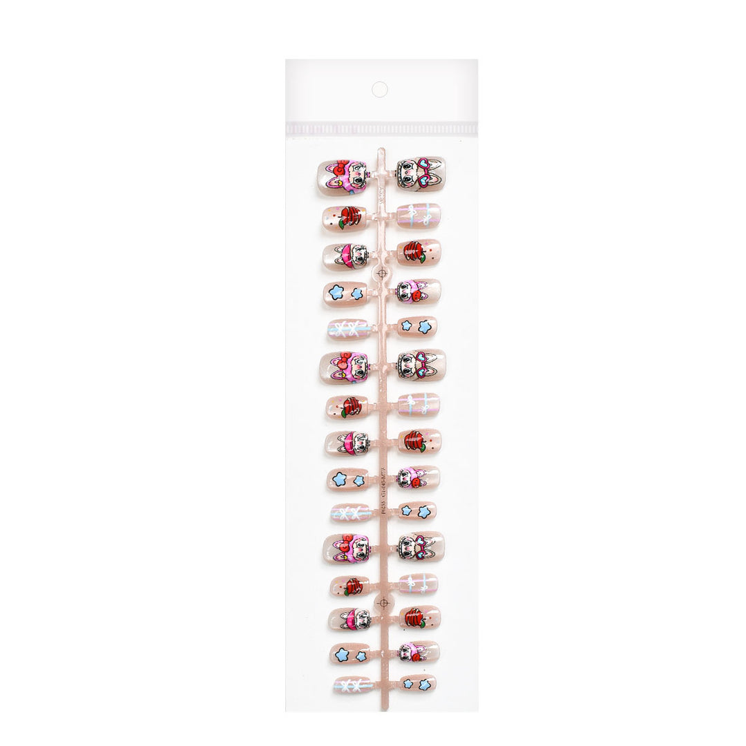 Playful Character Press-On Nail Set Stornfield