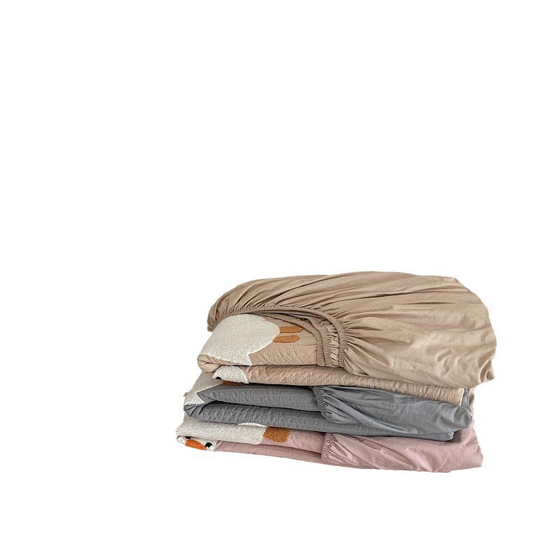 Quilted Cotton Mattress Pad with Whimsical Duck Appliqué