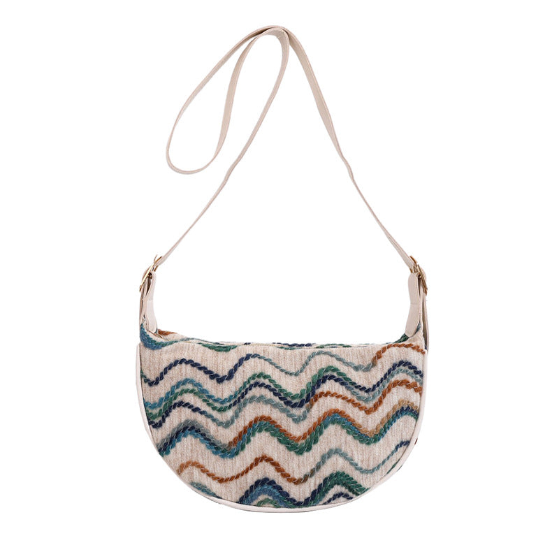 Vintage-Inspired Woven Crossbody Bag Stornfield