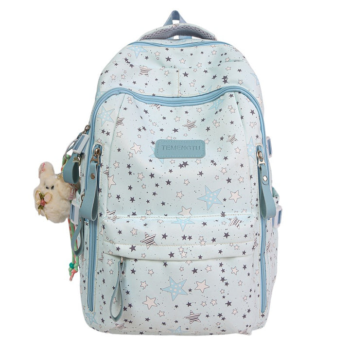 Multi-Compartt Star-Printed Backpack Stornfield