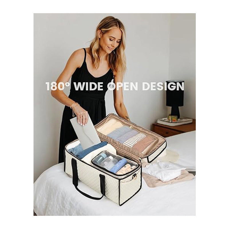 Versatile travel bag with integrated cosmetics compartment Stornfield