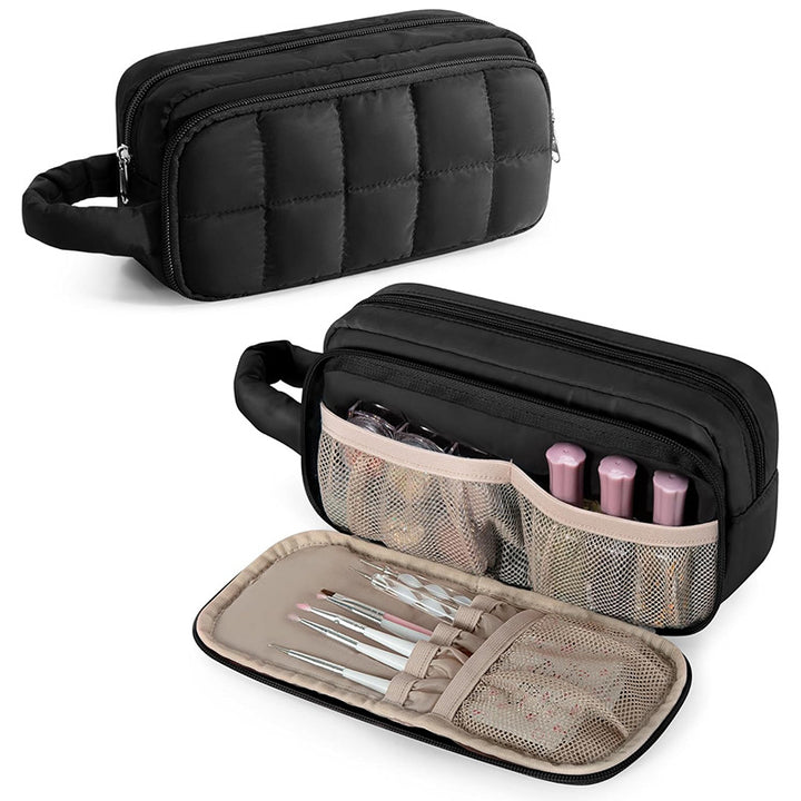 Cosmetic Organizer Bag with Transparent Design and Practical Compartments Stornfield