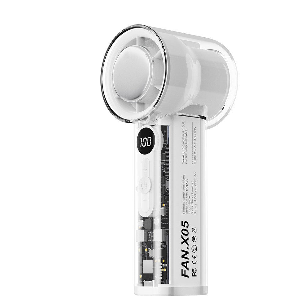 Women Portable High-Performance Fan with Digital Display Stornfield