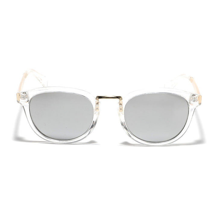 Women's fashion sunglasses with colorful, mirrored lenses and an elegant frame Stornfield