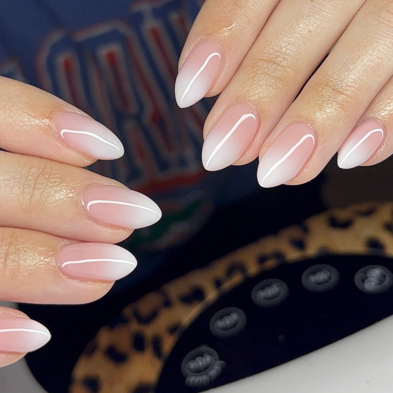 Elegant Ombre Almond Shaped Press-On Nails Stornfield